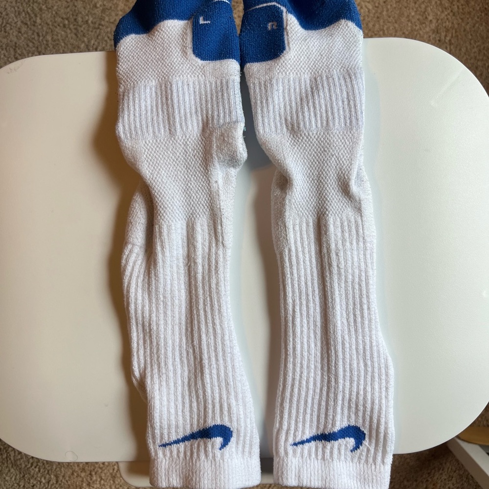 Nike Elite Socks - White/Blue